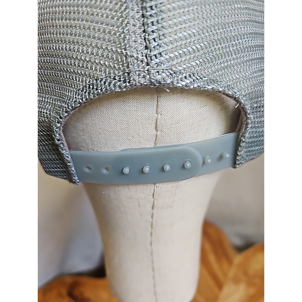 Vintage Adjustable Gray and White Industrial Nuclepore Mesh Trucker‎ Hat - Picture 10 of 15